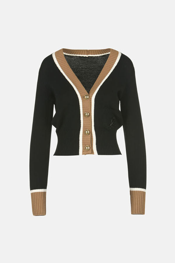 MONOPOSTO EMBROIDERED CARDIGAN