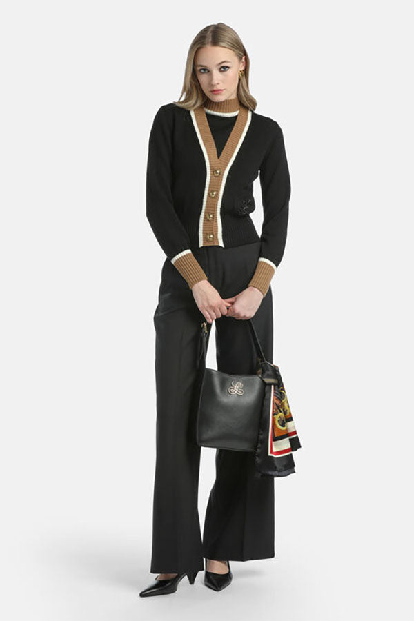 MONOPOSTO EMBROIDERED CARDIGAN