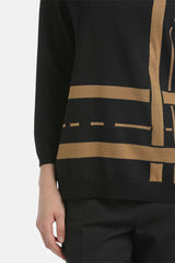 MOTEL JACQUARD TURTLENECK