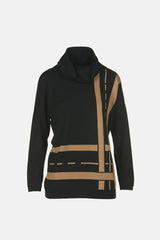 MOTEL JACQUARD TURTLENECK