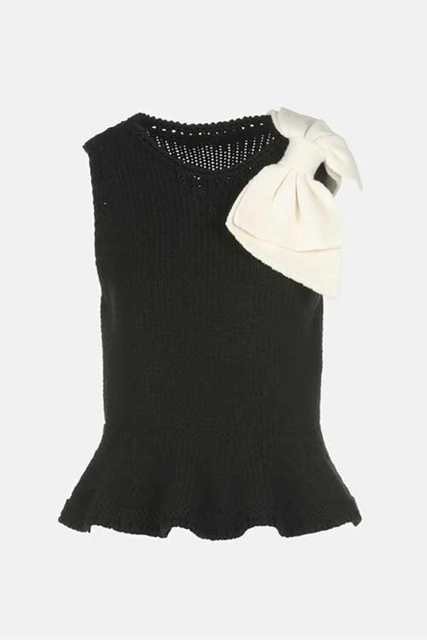 MULINETTA KNIT BOW TOP