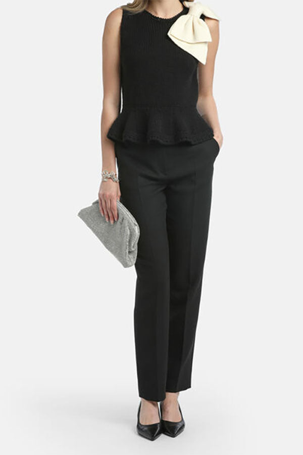 MULINETTA KNIT BOW TOP