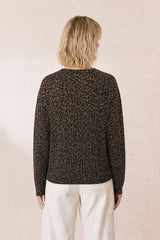 CAMEL FELINE LOOK PULLOVER