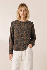 CAMEL FELINE LOOK PULLOVER