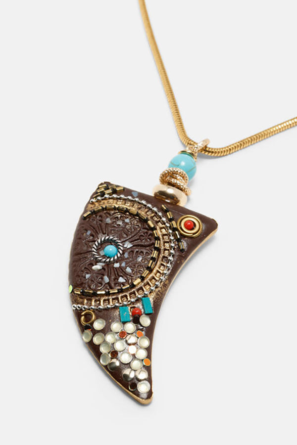 NAPATA ETHNIC PENDANT NECKLACE