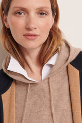 NERINE1927 REVERSIBLE DOUBLE-SIDED KNIT SLEEVELESS COAT