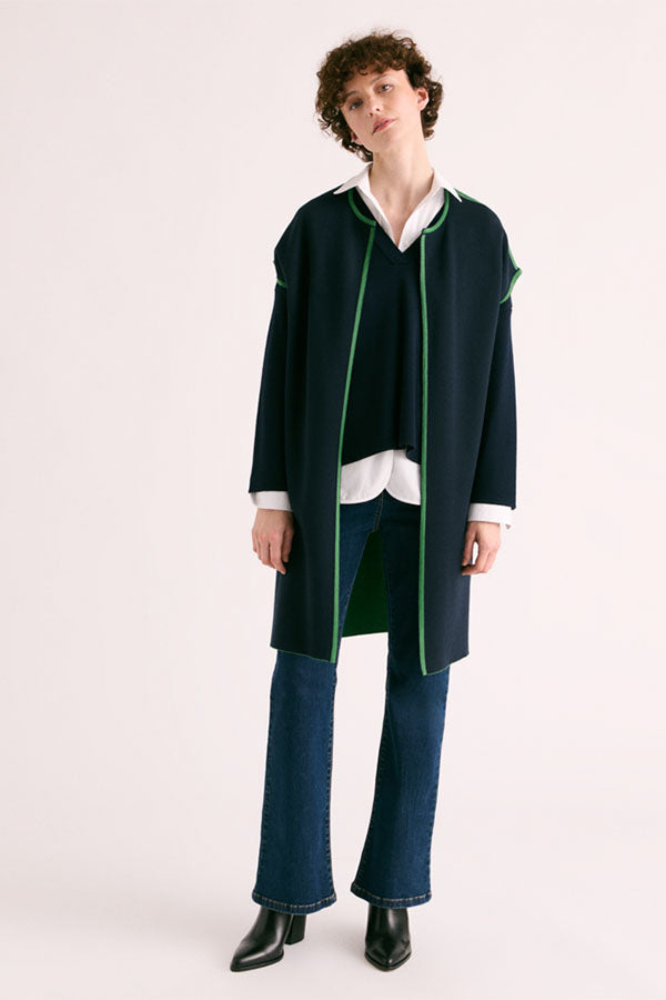 NERINE REVERSIBLE MERINO WOOL COAT