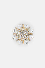 NOLLES CRYSTAL-EMBELLISHED BROOCH