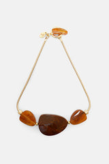 NOMADA DARK BLUE CHAIN NECKLACE