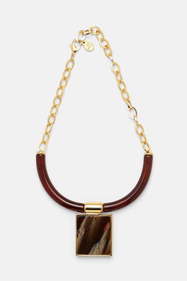 NUBIANA STRUCTURED NECKLACE