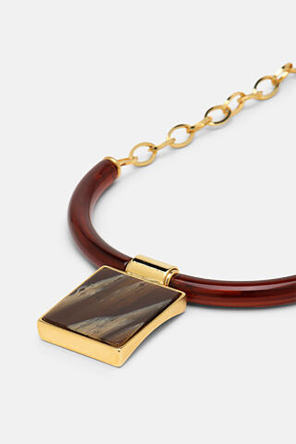 NUBIANA STRUCTURED NECKLACE