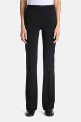 OCTAVIA BLACK PRESSED CREASE SLIM FIT TROUSERS