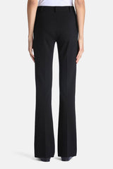 OCTAVIA BLACK PRESSED CREASE SLIM FIT TROUSERS
