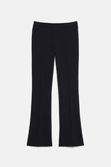 OCTAVIA BLACK PRESSED CREASE SLIM FIT TROUSERS
