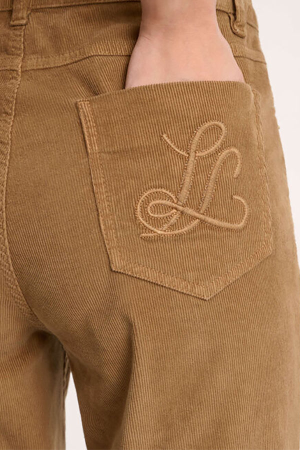 OGNIORA BEIGE CORDUROY TROUSERS