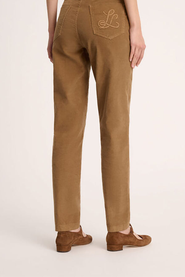 OGNIORA BEIGE CORDUROY TROUSERS