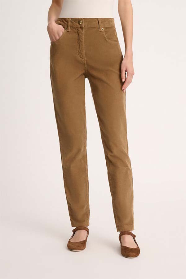 OGNIORA BEIGE CORDUROY TROUSERS