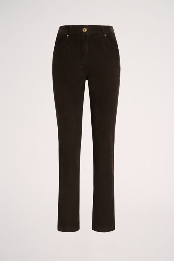 OGNIORA BROWN CORDUROY TROUSERS