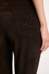 OGNIORA BROWN CORDUROY TROUSERS