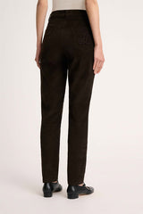 OGNIORA A BROWN CORDUROY TROUSERS