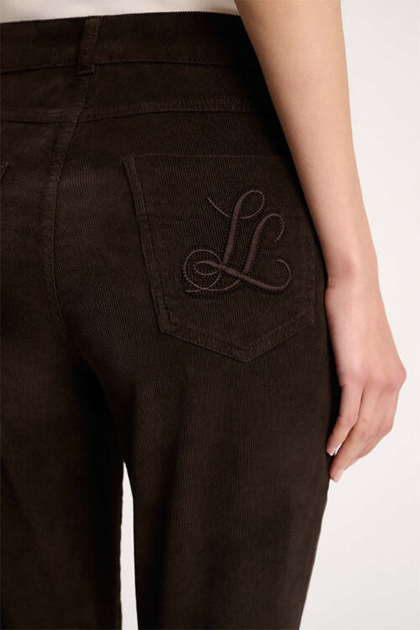 OGNIORA A BROWN CORDUROY TROUSERS