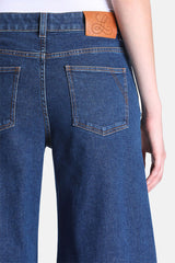 ONIRICO WIDE LEG COTTON DENIM JEANS