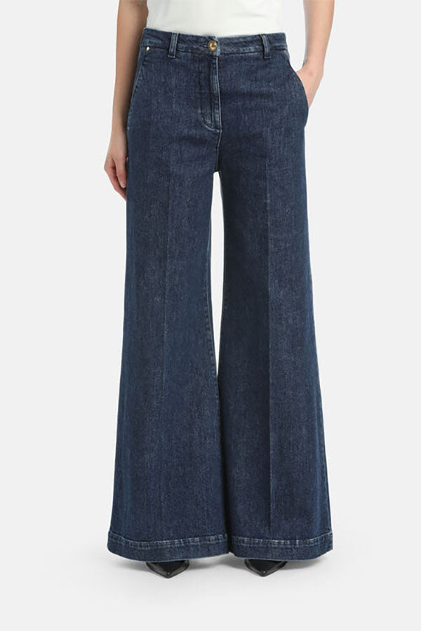 OPACITA BLUE PALAZZO JEANS