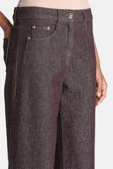 OPAGLIO HERALDIC BUTTONS REGULAR FIT JEANS