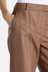 OPTARE HERRINGBONE REGULAR FIT TROUSERS
