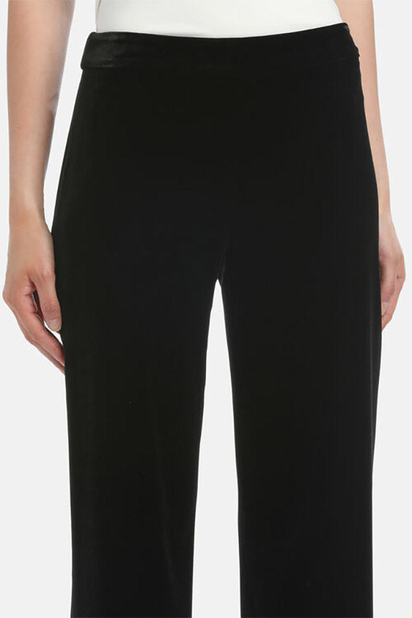 ORFANO A BLACK VELVET TROUSERS
