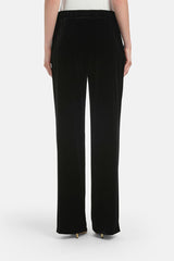ORFANO A BLACK VELVET TROUSERS