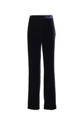 ORFANO A BLUE VELVET TROUSERS
