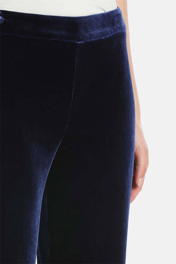 ORFANO A BLUE VELVET TROUSERS