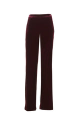 ORFANO A PURPLE VELVET TROUSERS