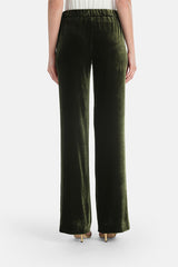 ORFANO A GREEN VELVET TROUSERS