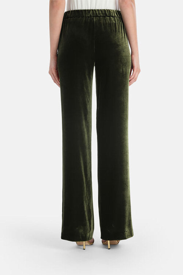 ORFANO A GREEN VELVET TROUSERS
