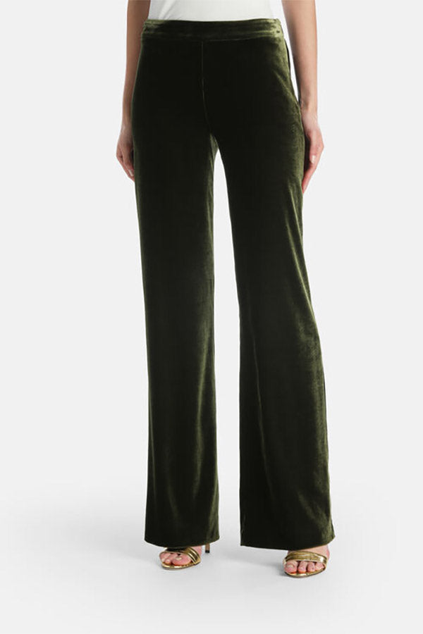 ORFANO A GREEN VELVET TROUSERS