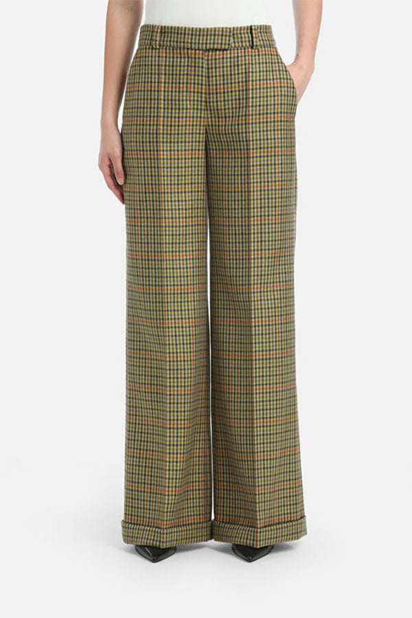 OSPITALITA PRINCE OF WALES CHECK TROUSERS