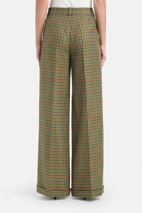OSPITALITA PRINCE OF WALES CHECK TROUSERS