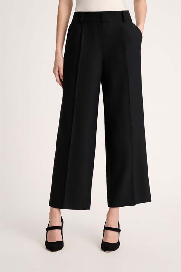 OSTE BLACK WIDE LEG TROUSERS