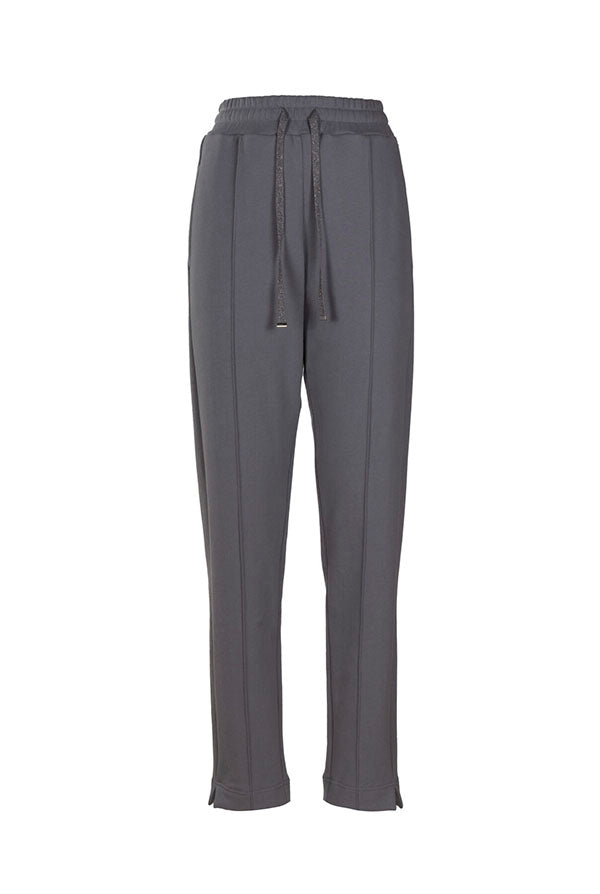 OTTILIA GREY STRAIGHT TROUSERS