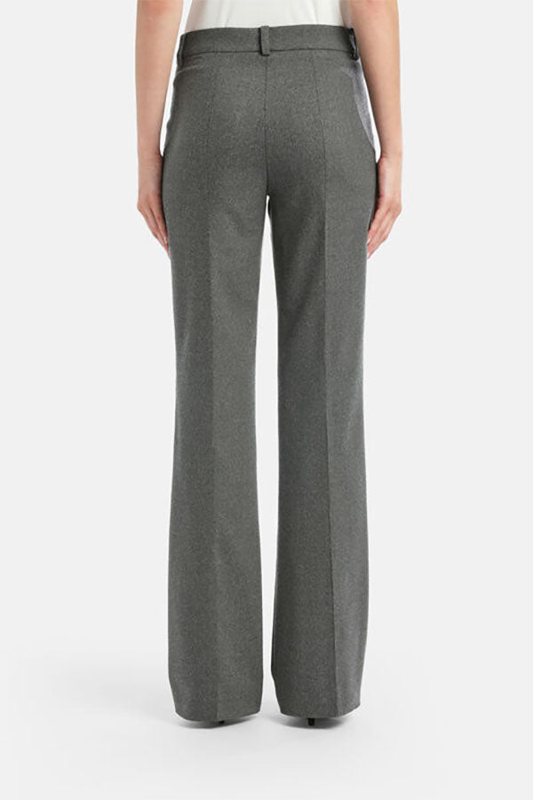 OTTONATO GREY CLASSIC WOOL TROUSERS