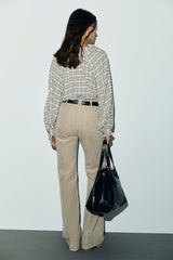 ANNA CORDUROY FLARED JEANS
