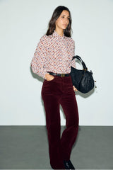 MAG REDWINE WIDE CORDUROY TROUSERS