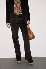 MABY FLARED VELVET TROUSERS