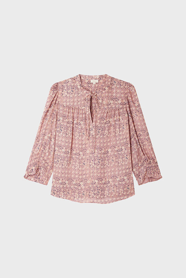 BELPHERA FLORAL CHIFFON BLOUSE