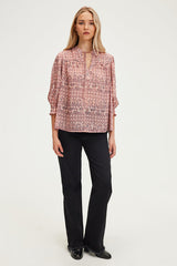 BELPHERA FLORAL CHIFFON BLOUSE