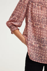 BELPHERA FLORAL CHIFFON BLOUSE