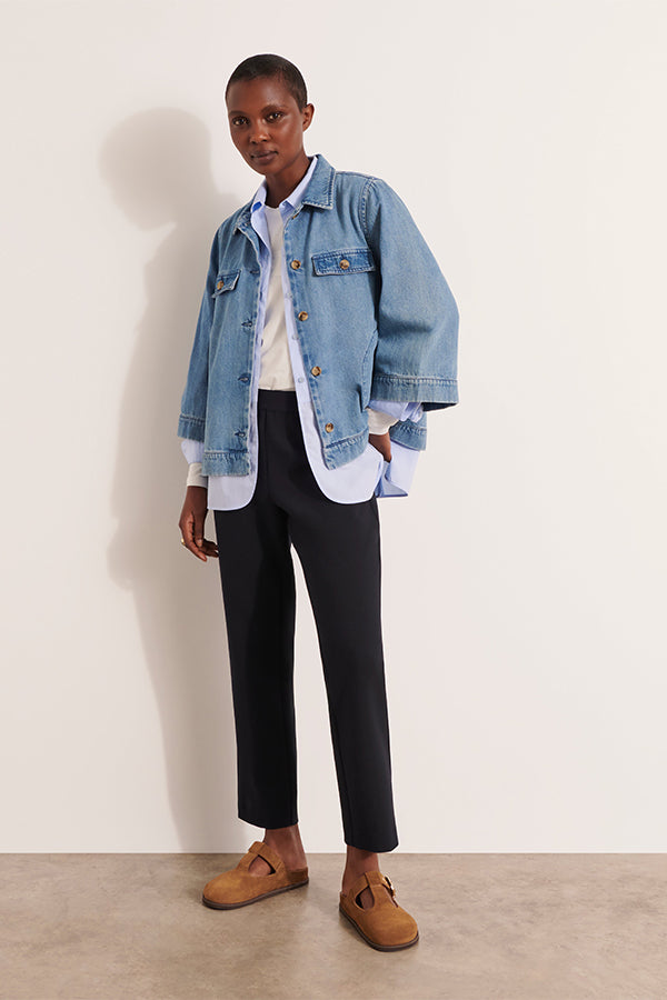 PACOLETTE12 BLUE 7/8TH TROUSERS