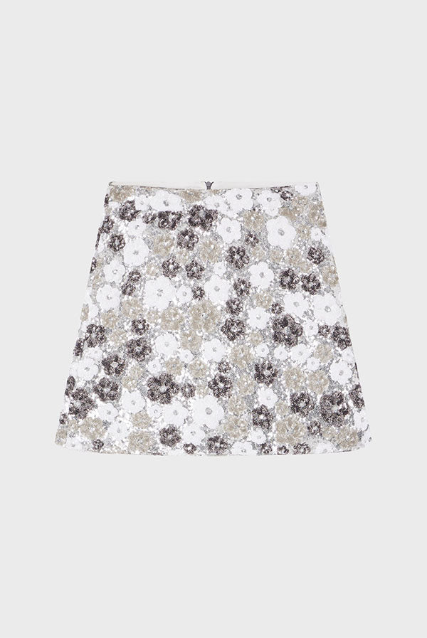 CHAYNESE SHORT SEQUIN SKIRT